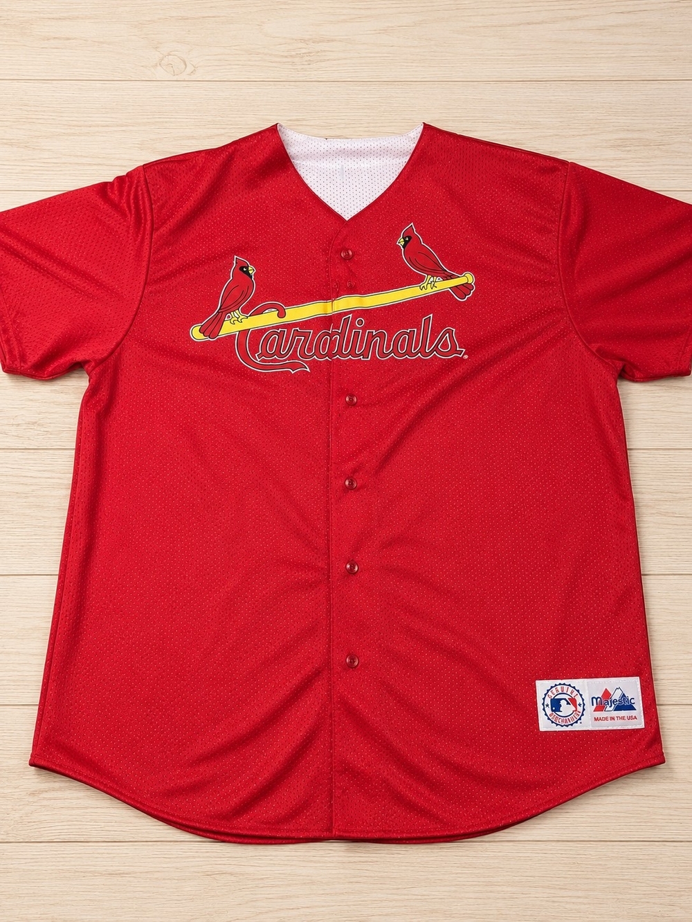 Vintage Majestic St Louis Cardinals Reversible MLB Baseball Jersey XXL USA Made